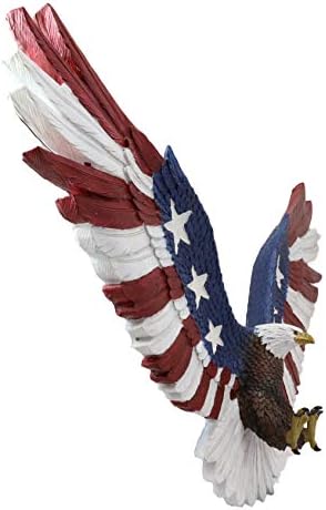 Ebros Freedom Glory 22 Inch Flying Eagle Wall Decor
