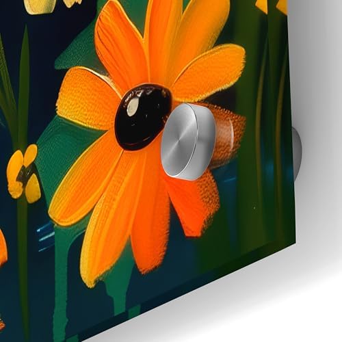 Whimsical Meadow Cow Serene Countryside Acrylic Wall Art 24x36