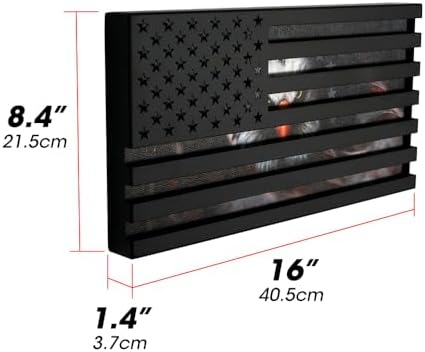 J JACKCUBE DESIGN USA Flag Wall Art Sculpture