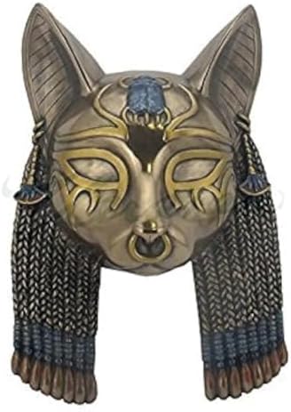 Bastet Mask Wall Plaque Sculpture
