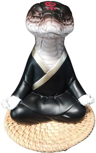 Zen Buddha Snake Statue for Meditation Room
