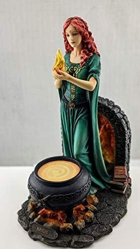Veronese Design Brigid Goddess Hearth Home Flame Statue