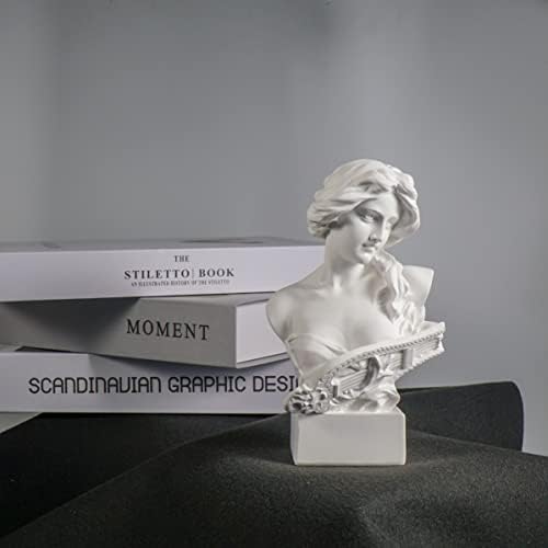 Waldosia Greek Goddess Artemis Resin Bust Statue 6 Inch