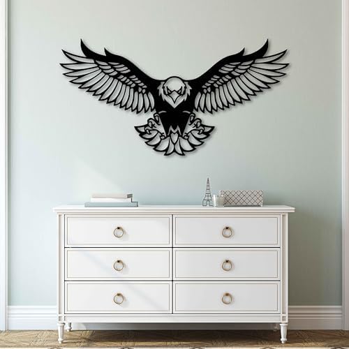 Kawa Metalworks Eagle Metal Wall Art Decor