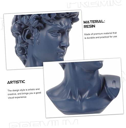 Resin David Bust Sculpture Artistic Home Decor