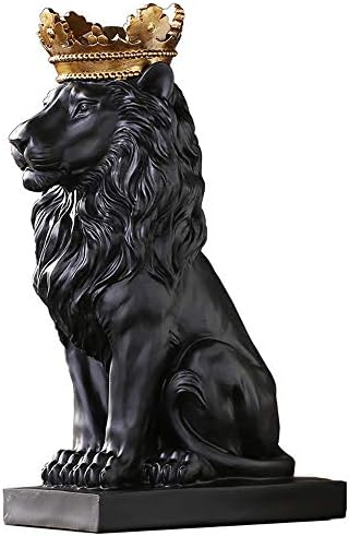 HW 15 Inch Lion King Statue Home Decor