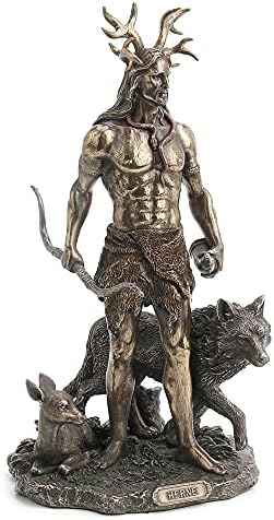 VERONESE DESIGN 11 34 Inch Tall Herne Spirit Hunter Statue