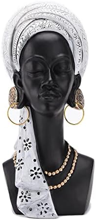 BRASSTAR African Black Bust Statue 118 Modern Art Decor