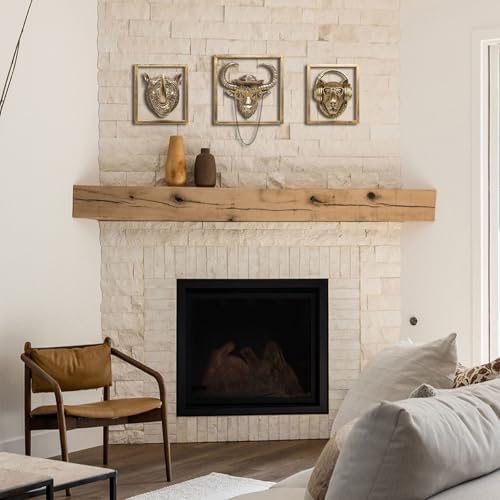 JJALIGHTS Exquisite Resin Leopard Wall Sculpture