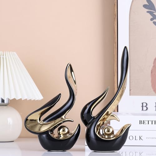 Modern Abstract Art Ceramic Statue for Home Decor