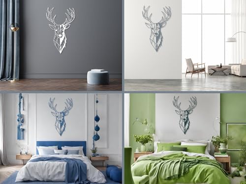 Vailla Deer Head Wall Art Decor 3D Sculpture