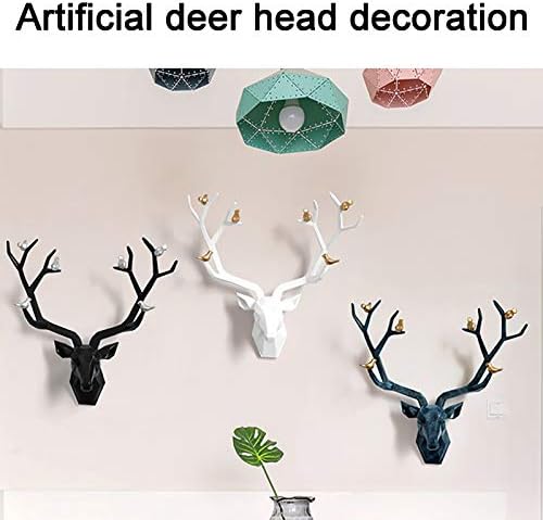 Feelme Large Faux Deer Head Wall Art Sculpture 1