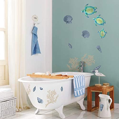 YOUIN Set of 3 Metal Sea Turtle Wall Art Decor