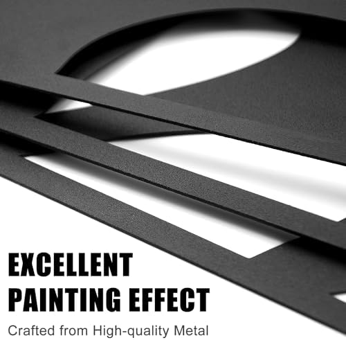 Minimalist Metal Cat Wall Decor Set of 3