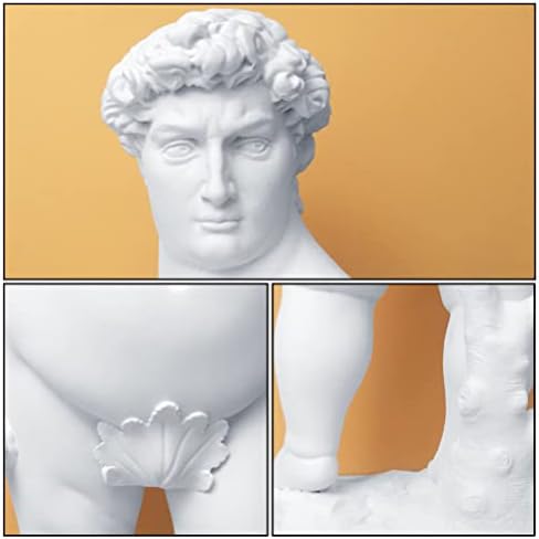 Fat David Statue Nude Male Figurine Desk Decoration