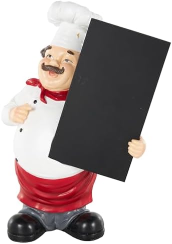 Deco 79 Polystone Chef Statue Kitchen Decor