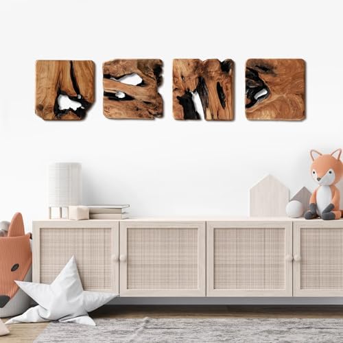 WELLAND 4 Piece Handmade Cedar Root Wall Sculptures