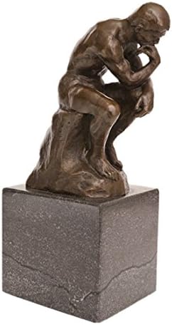 Classical Rodin Thinker Bronze Statue Home Decor Art