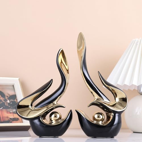 Modern Abstract Art Ceramic Statue for Home Decor