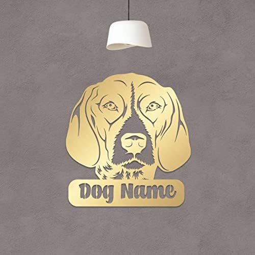Personalized Metal Dog Wall Art for Home Decor