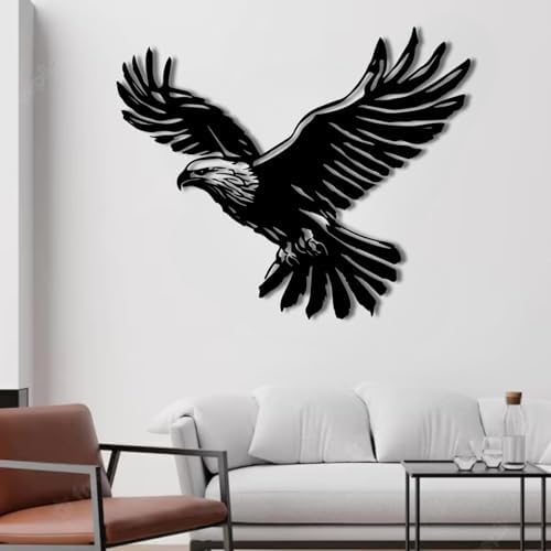 ENJOYOO Metal Eagle Wall Decor 19x15in