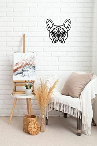 French Bulldog Metal Wall Decor Black Dog Art
