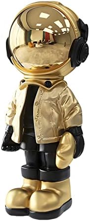 Dosker Astronaut Statue Gold Figurine Desktop Decor