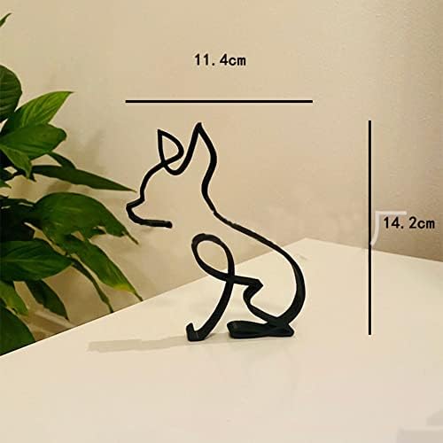 Gigicloud Metal Dog Wall Sculpture Abstract Art