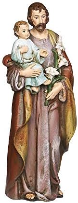 Josephs Studio by Roman St Joseph and Child Jesus Statue