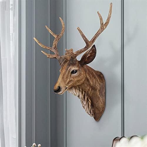 Lucky Retro Deer Head Wall Sculpture