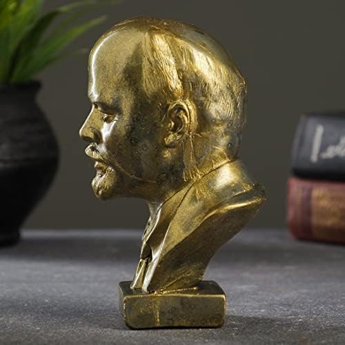 Vladimir Lenin Red Bust Sculpture Collectible Statue
