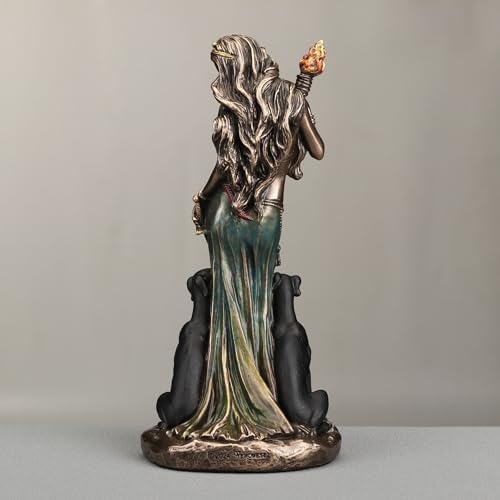 Veronese Design 6 18 Inch Hecate Greek Goddess Cold Cast Bronze Sculpture