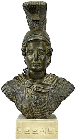 Alexander The Great Bust Sculpture 13 Inches Handmade