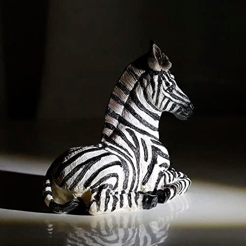 Zebra Table Sculpture - Resin Zebra Figurine - 59inch x 354inch