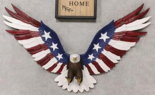 Ebros Freedom Glory 22 Inch Flying Eagle Wall Decor