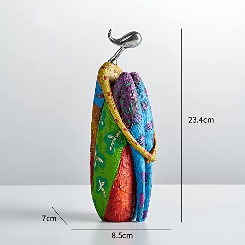 Octdays Abstract Woman Statue Figurine for Home Office Decor