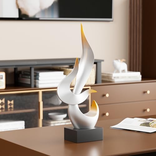 Dosker Flame Sculptures Home Decor Abstract Statues