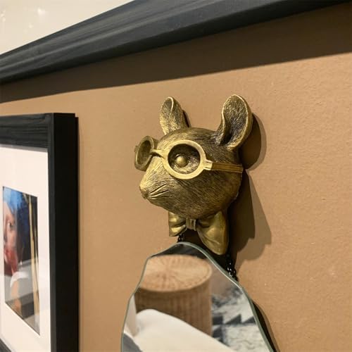 GUASDIE Faux Deer Head Wall Decor Sculpture 1