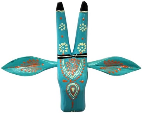 Hastvikas Decorative Cow Face Wall Hanging Blue