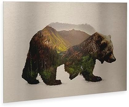 Trademark Fine Art North American Brown Bear Wall Sculpture
