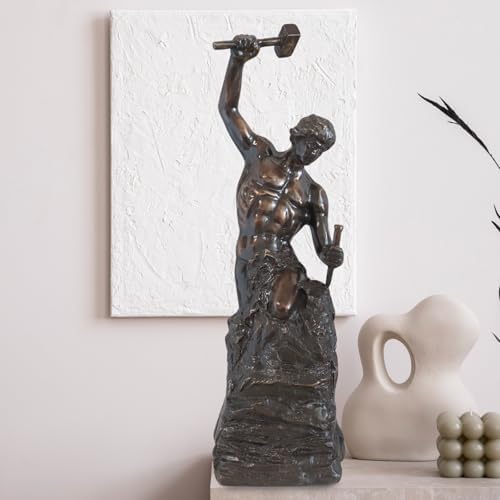 Bronze Self Made Man Sculpture - 185 Height Decor Statue