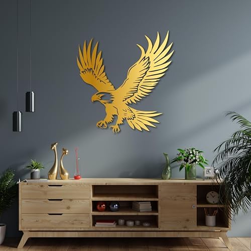 KAWA METALWORKS Metal Eagle Wall Art Decor