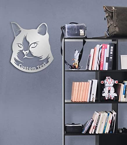 Personalized Metal Cat Wall Art Decor