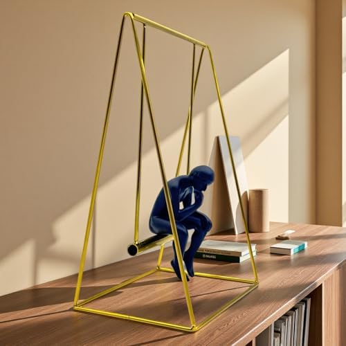 FUNSXBUG Thinker Statue 115 Inch Swing Sculpture