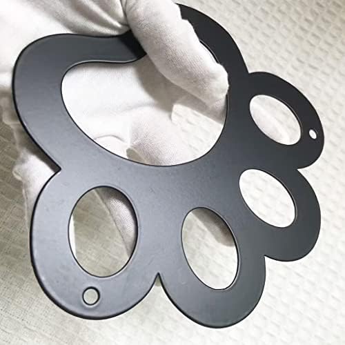 HYXXYY Metal Black Paw Wall Art Decor Sign
