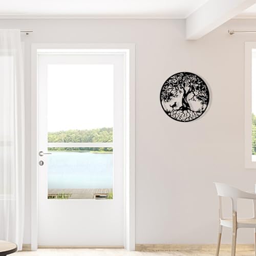 Lyyochinn Tree of Life Metal Wall Decor for Dogs