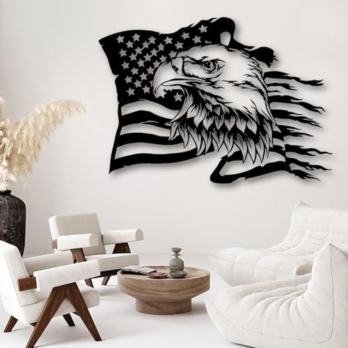 American Eagle Metal Wall Art 39x28