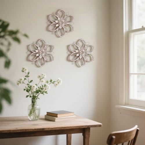 Remenna Rustic Wall Flowers Decor 12 Inch