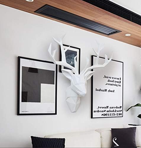 YJ Home Deer Head Wall Art - Geometric Deer Head Sculpture