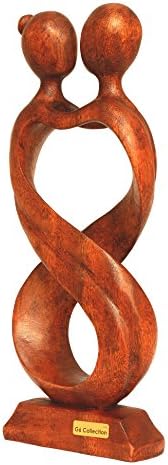 12 Inch Handmade Wooden Abstract Love Sculpture